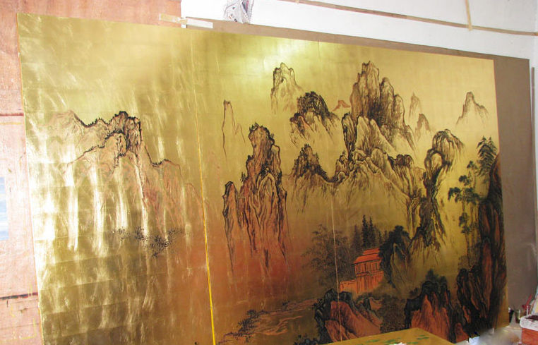 有关佛像贴金的历史